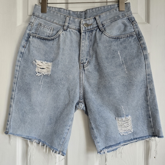 🌷Denim Bermuda Shorts - Picture 1 of 7